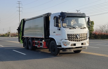 东风专底后双桥压缩式垃圾车